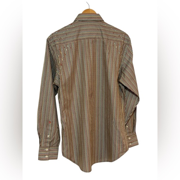 NWOT TWO Robert Graham Men's Medium Long Sleeve Button Down Dress Shirts - Picture 7 of 9